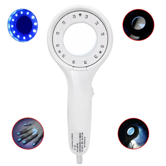 NEW Woods Lamp Woods Light Skin Examination Skin Fungus Detector Vitiligo Pityriasis Versicolor Melasma Detector