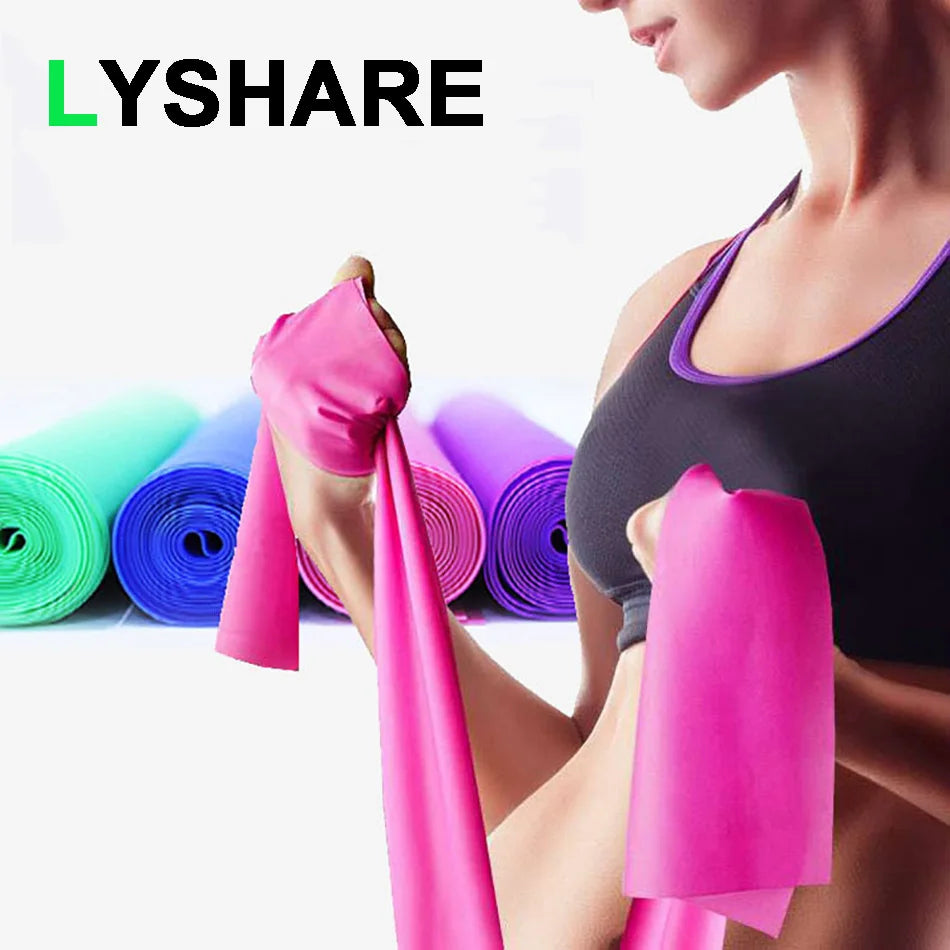 Yoga Tension Band Fitness Equipment Training Resistance Bands Yoga Sport Training Elastic Band for Girls Fitness Accessories