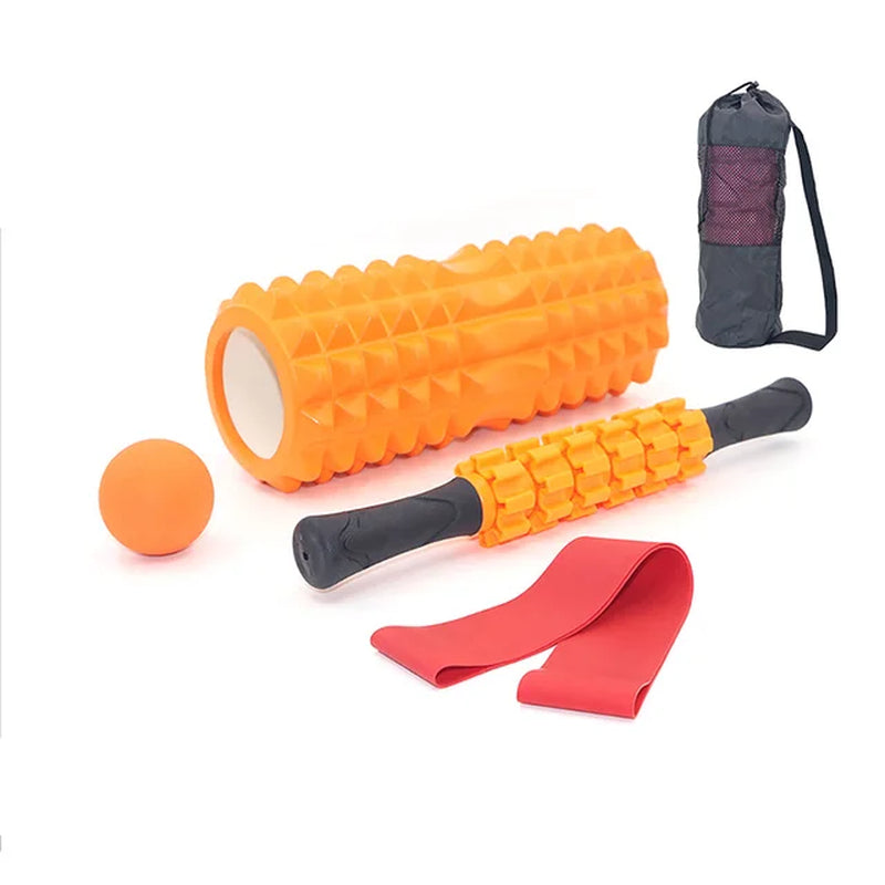 Yoga Column Fitness Equipment Pilates Foam Roller Massager Blocks Train Gym Grid Exercise Accessories Roller for Back Massage