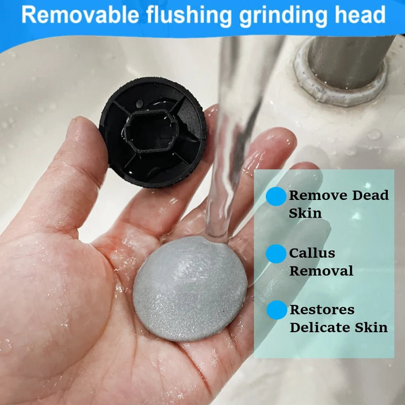 New Electric Foot Grinding Skin Hard Rupture Skin Trimmer Dead Skin Foot Pedicure Rechargeable Foot Care Tool Remover Callus