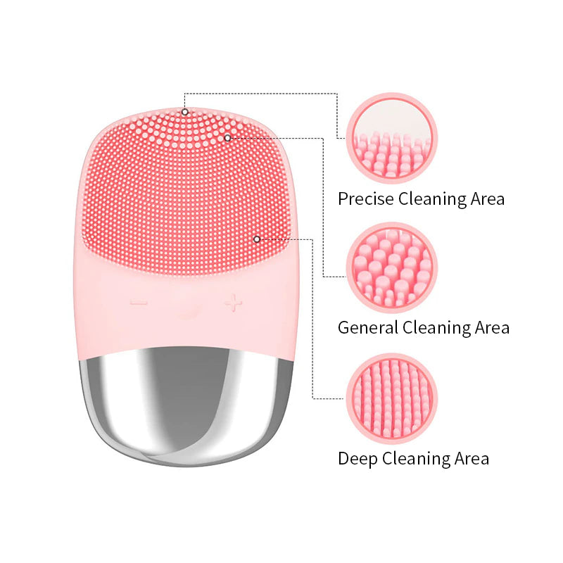 Electric Face Cleansing Brush Sonic Electric Facial Cleanser Facial Cleansing Brush Skin Scrubber Skin Massager Skin Care Tools