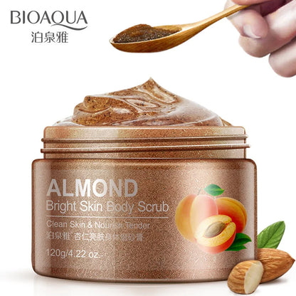 BIOAQUA Almond Skin Facial Scrub Cleansing Face Wash Whitening Cream Scrub Hydrating Exfoliating Korean Skin Care Products