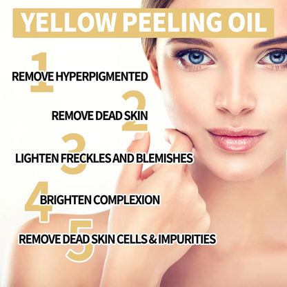 Peeling Oil Deep Cleansing Exfoliating Dead Skin Fading Spots Skin Oil Dark Skin Peeling Oil Powerful Exfoliating Oil 50Ml