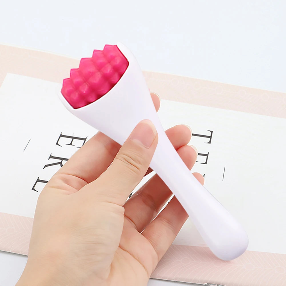 Plastic Mini Handheld Roller Massager Compact Eye Massage Skin Soothing Facial Eye Relaxation Skin Care Beauty Bar