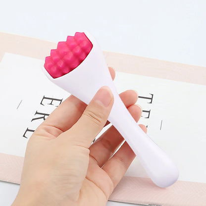 Plastic Mini Handheld Roller Massager Compact Eye Massage Skin Soothing Facial Eye Relaxation Skin Care Beauty Bar