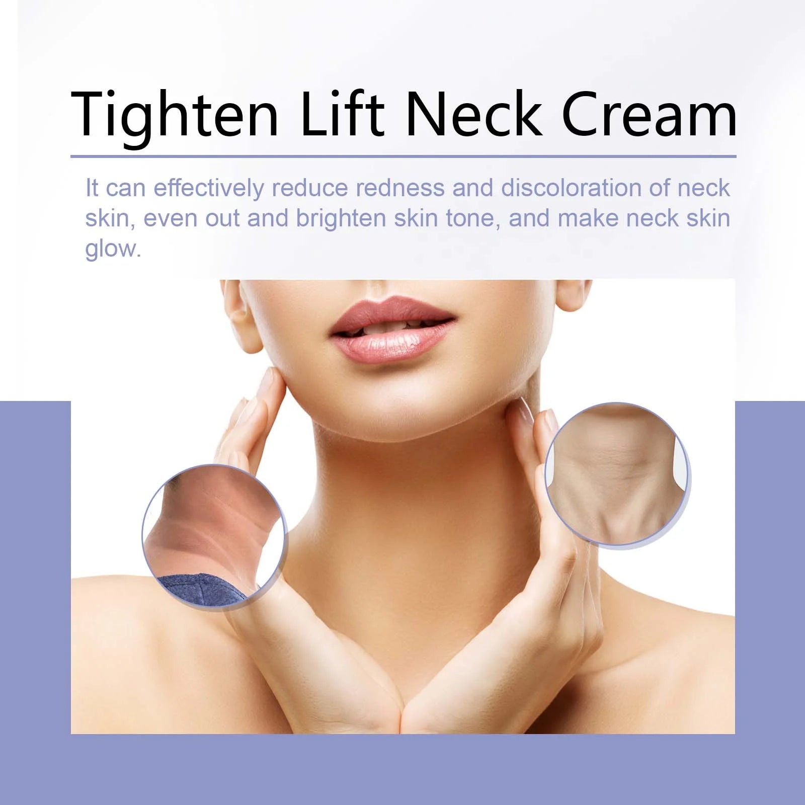 Neck Firming Cream Tightening Lifting Sagging Skin, Anti-Aging Neck Cream for Tightening and Wrinkles for an Even Skin Tone and Neck, Skin Care Moisturizer Face Cream