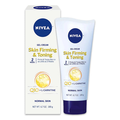 Skin Firming & Toning Body Gel-Cream - with Q10 for Normal Skin - Truly Yours , 6.7 Oz. Tube