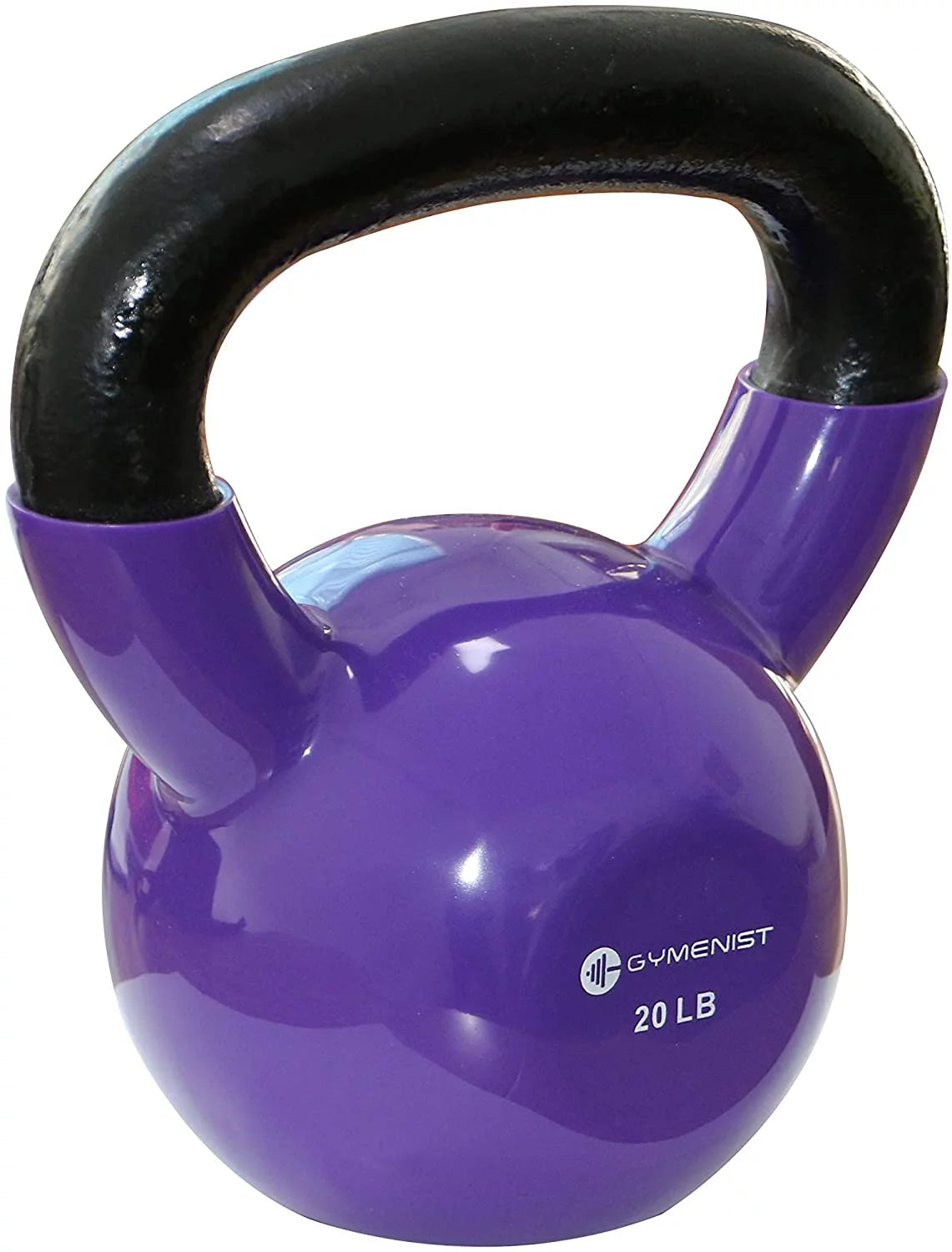 , 20Lb Vinyl Coating Kettlebell, Single