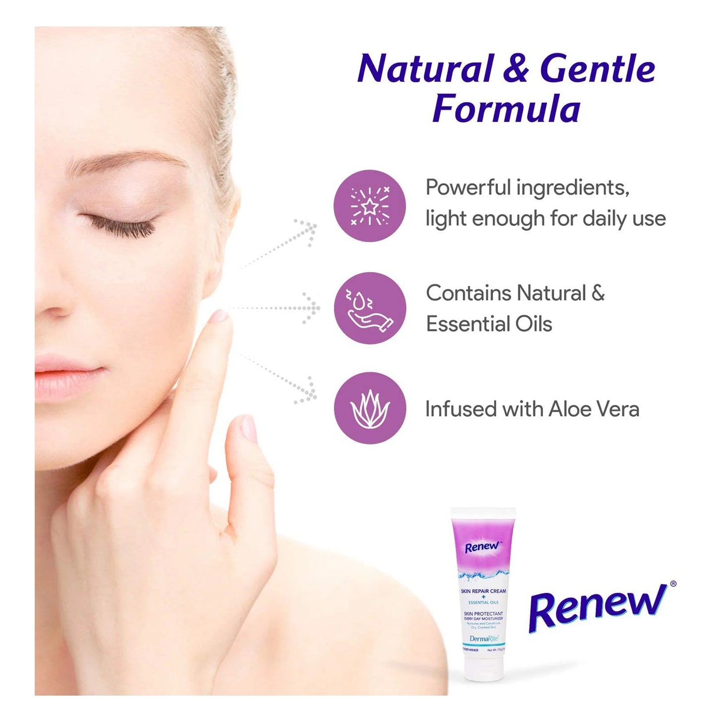 Renew Skin Repair Scented Hand and Body Moisturizer Cream 400