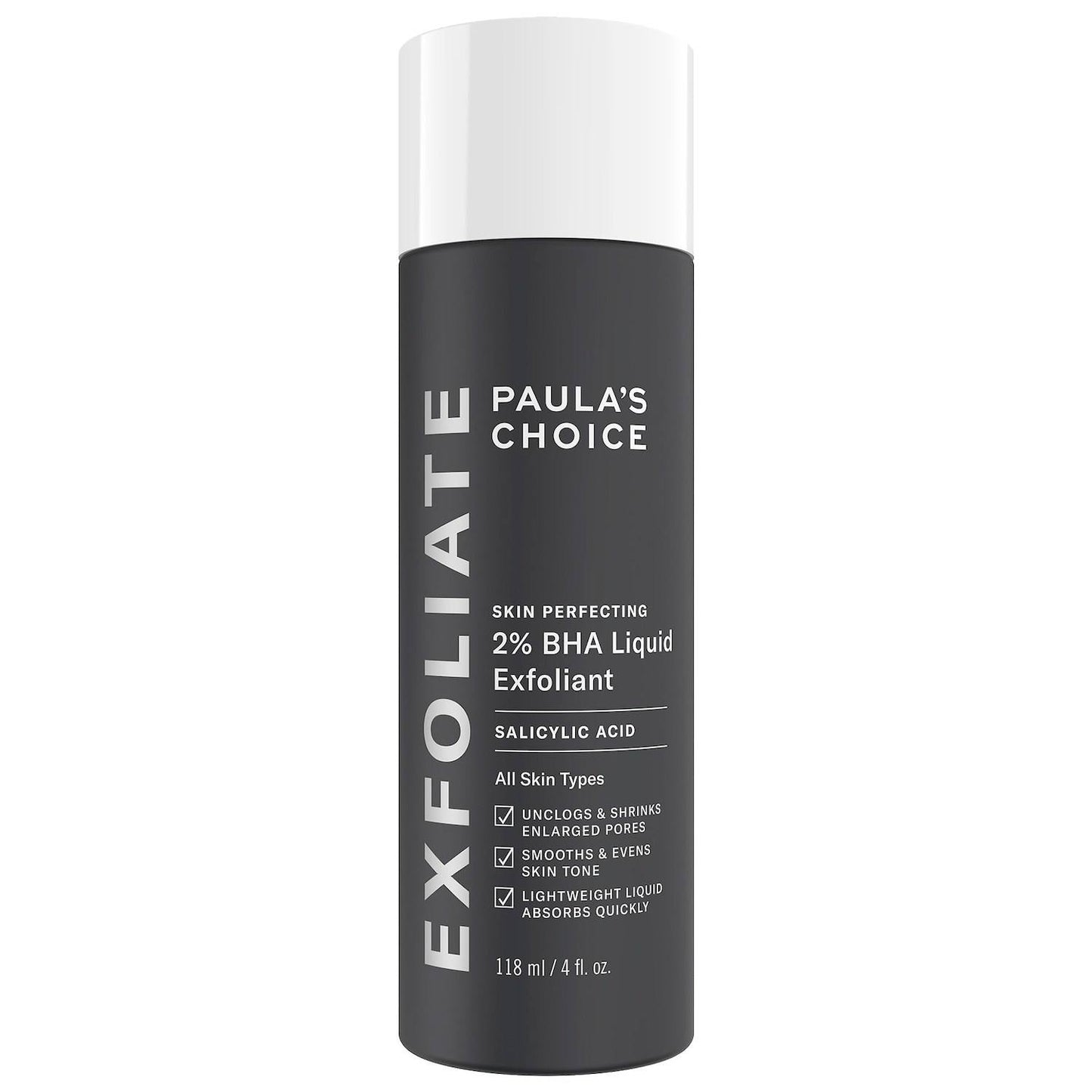 Skin Perfecting 2% BHA Liquid Exfoliant for Clear Skin