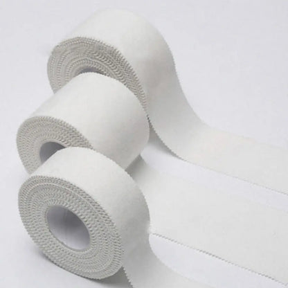 2.5/3.8/5Cm 9.1Meters Sport Athletic Waterproof Cotton White Boxing Adhesive Tape Strain Injury Support Sport Binding Bandage