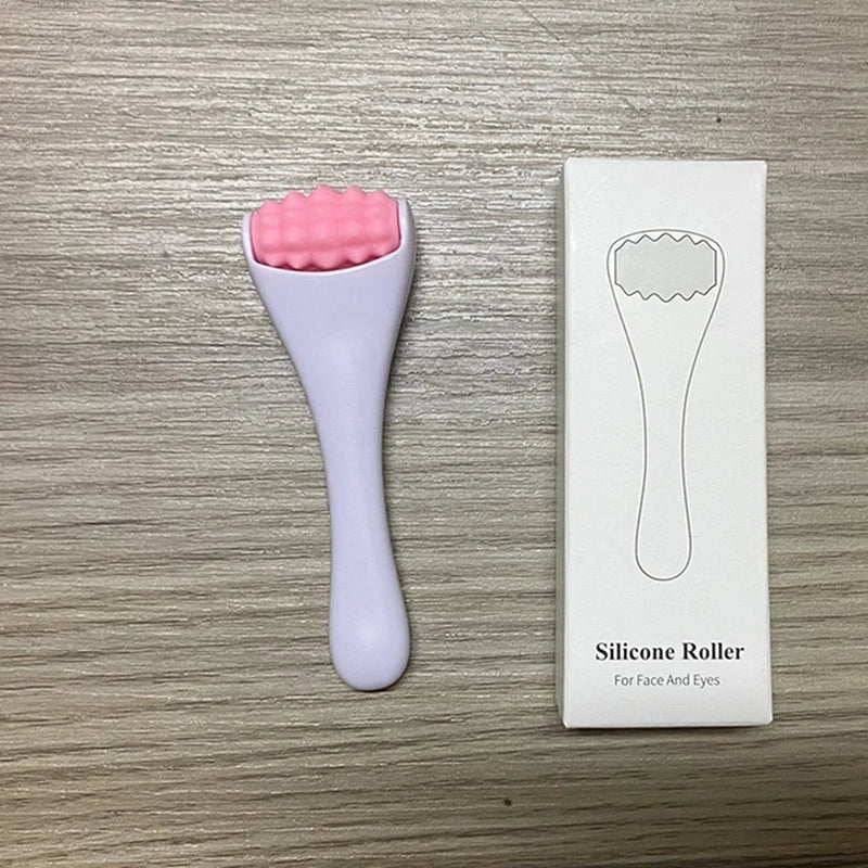 Plastic Mini Handheld Roller Massager Compact Eye Massage Skin Soothing Facial Eye Relaxation Skin Care Beauty Bar