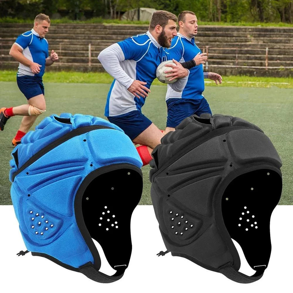 Rugby Football Helmet Headguard Goalie Hat Cap Soft Protective Rugby Headguard Adult