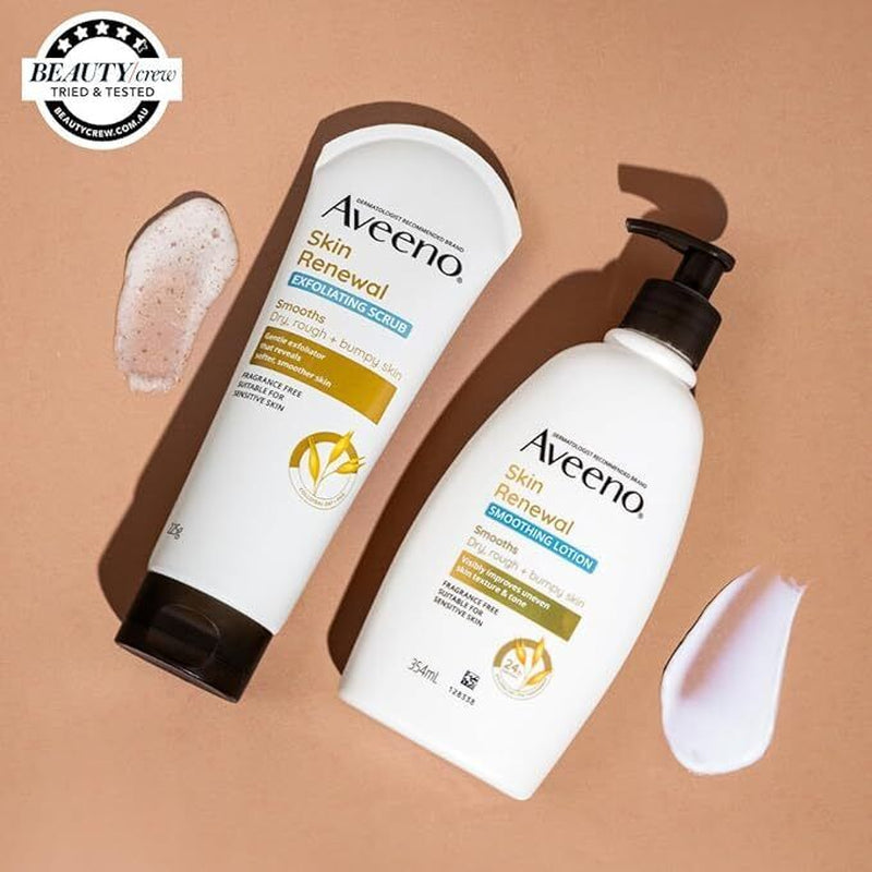 Aveeno Skin Renewal Exfoliating Body Scrub for Dry Skin 225G