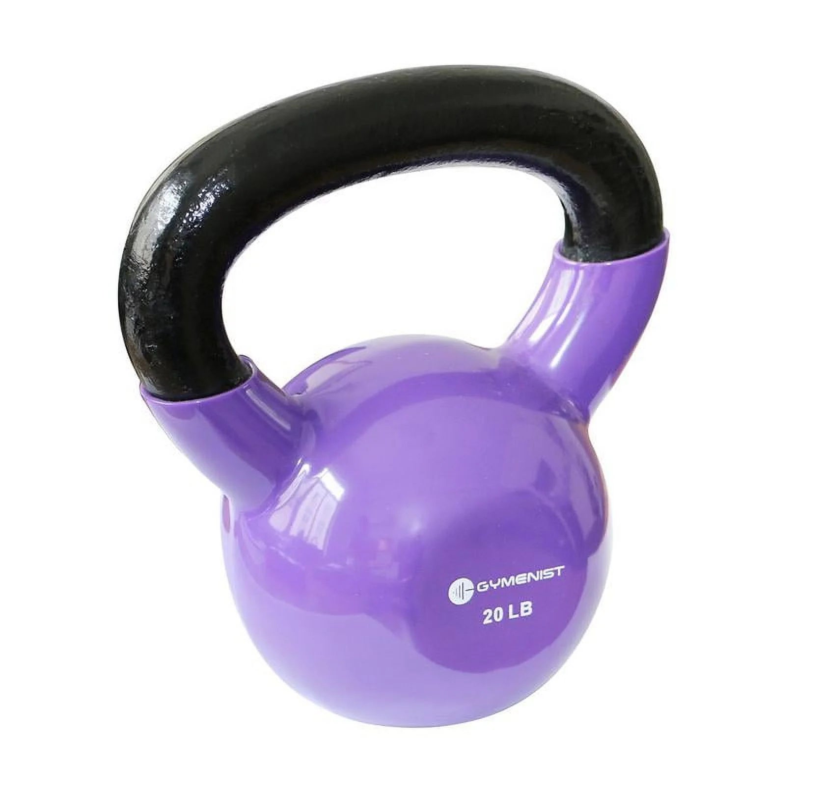 , 20Lb Vinyl Coating Kettlebell, Single